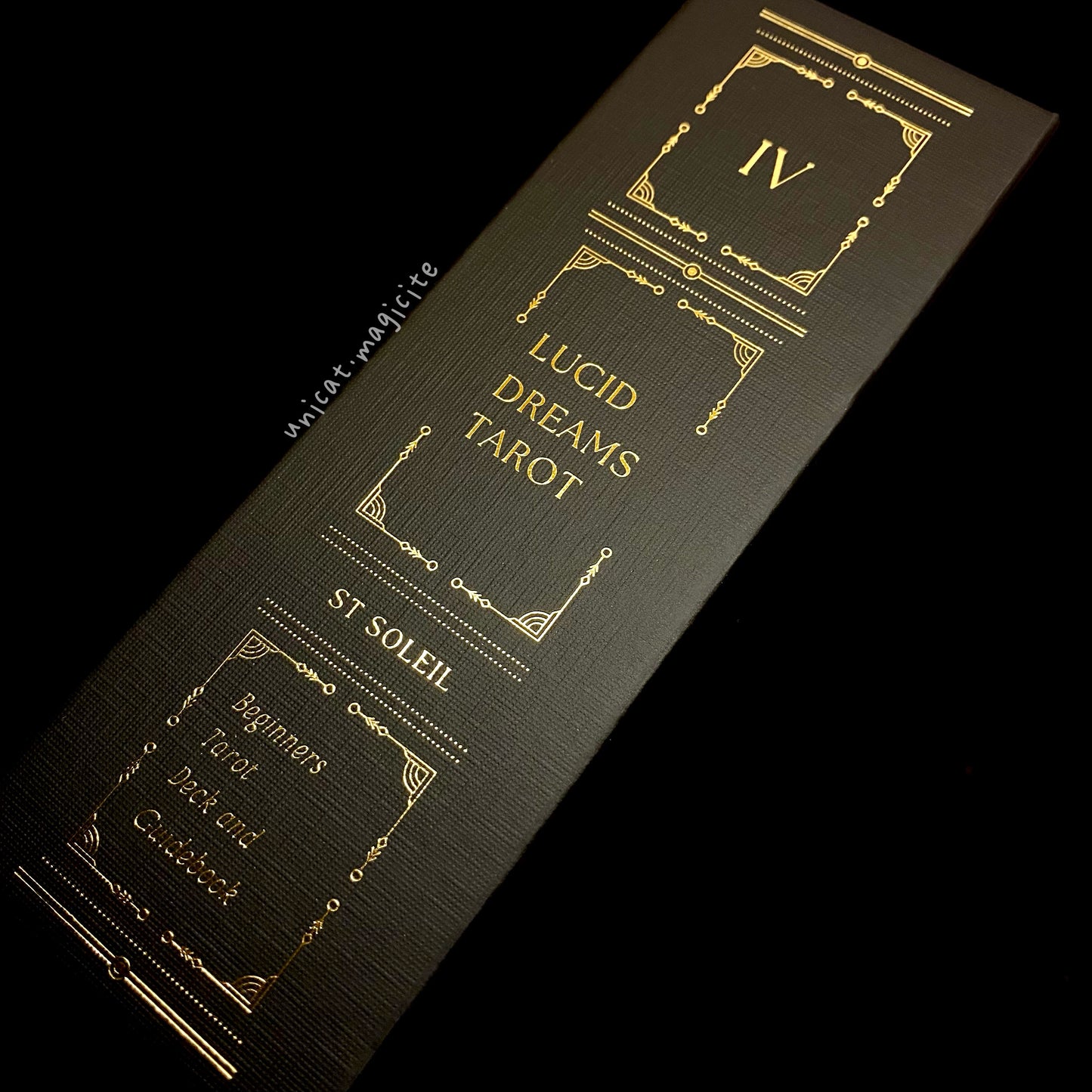 Lucid Dreams' Beginners Tarot Deck • Ed. IV • Black Edition• 🌟