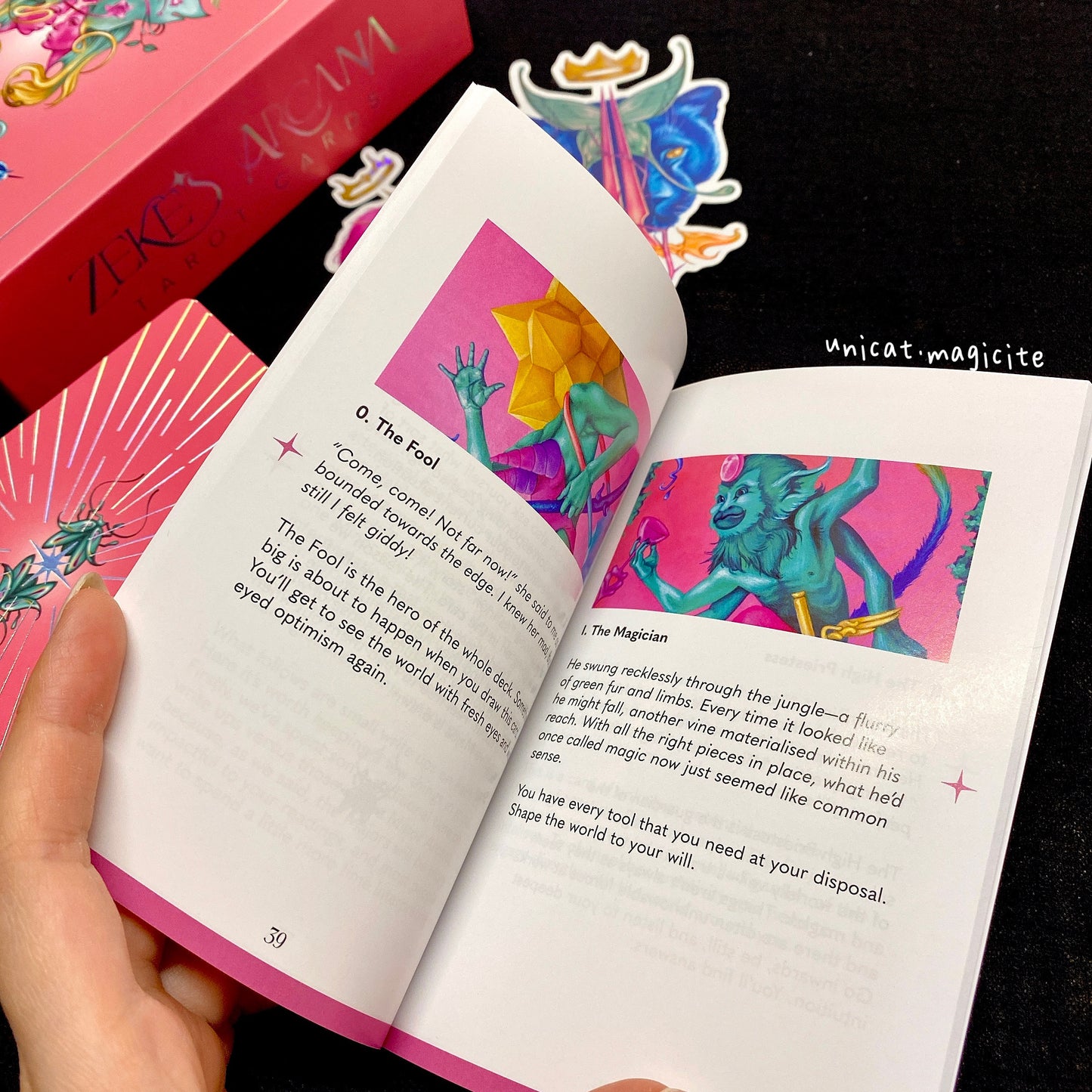 💖Zeke's Arcana Colorful Unique Tarot Card Deck