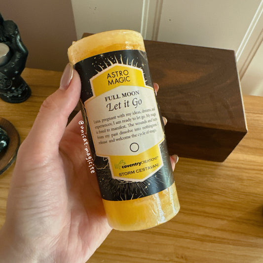 🧙🏻♀️Astro Magic Full Moon滿月魔法蠟燭 - Let it Go Candle