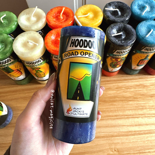 🧙🏻♀️Aunt Jacki's Hoodoo Road Opener Candle 開路者能量蠟燭