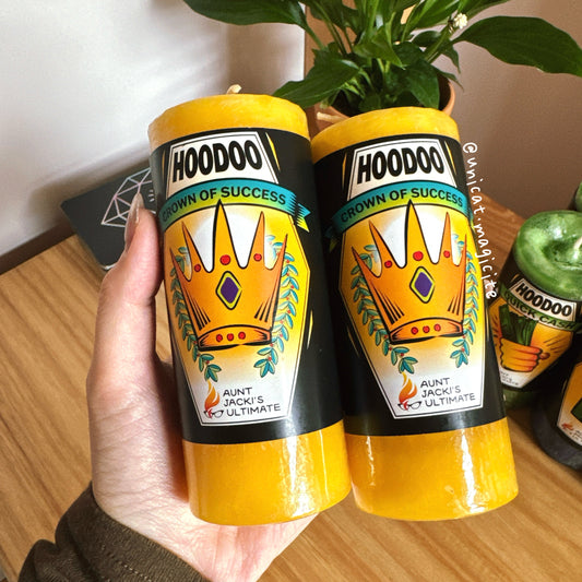 🧙🏻♀️Aunt Jacki's Hoodoo Crown of Success Candle 成功之冠能量蠟燭