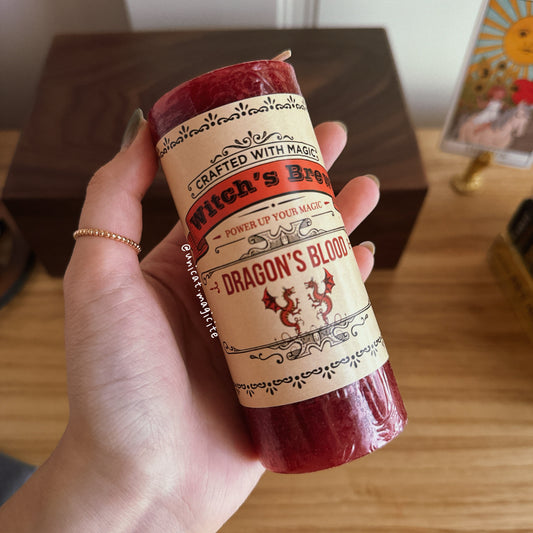 🐉Witch's Brew Dragon's Blood Candle