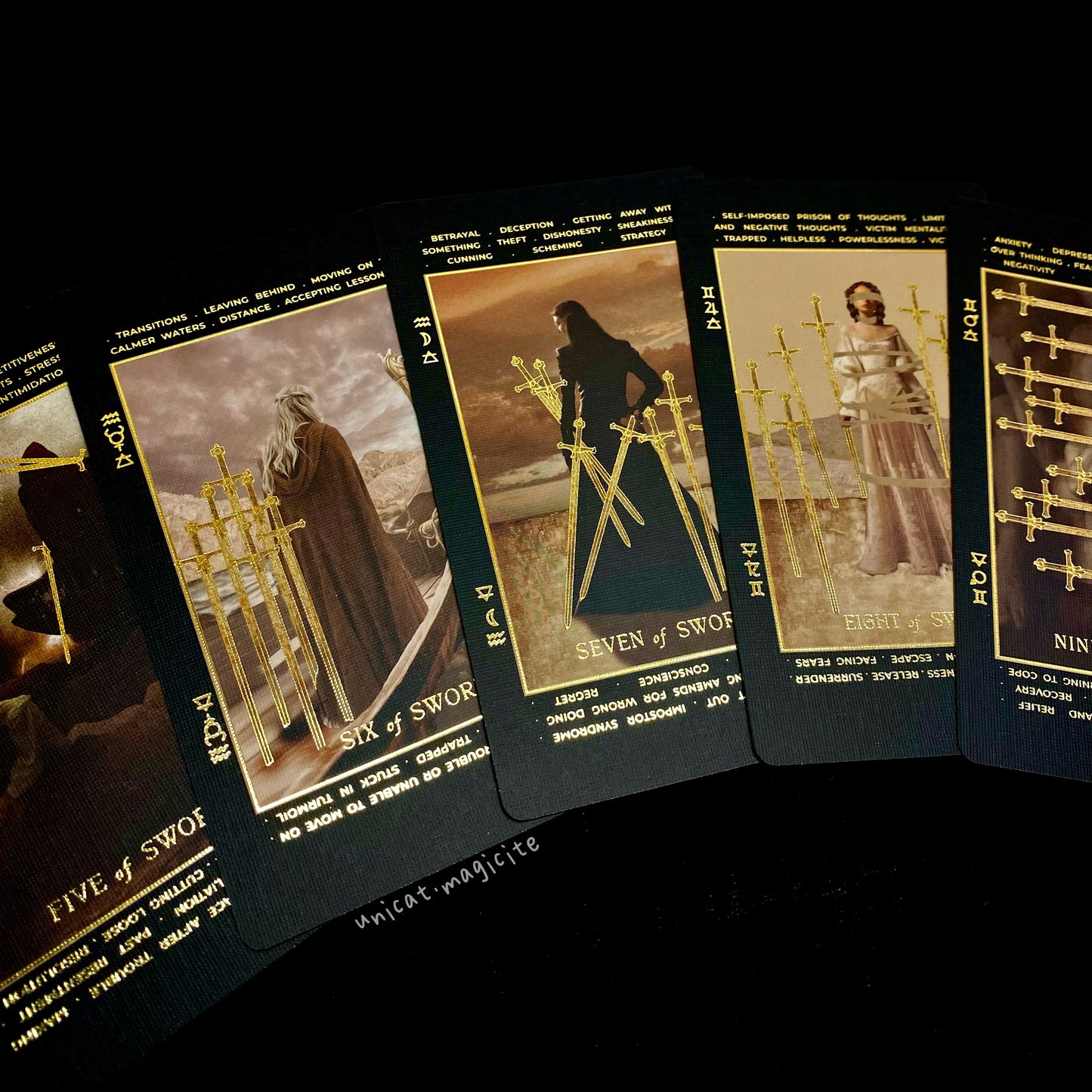 [⏰Limited Time Offer] Lucid Dreams' Beginners Tarot Deck • Ed. IV • Black Edition• 🌟