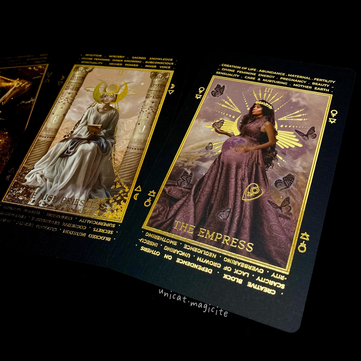 [⏰Limited Time Offer] Lucid Dreams' Beginners Tarot Deck • Ed. IV • Black Edition• 🌟