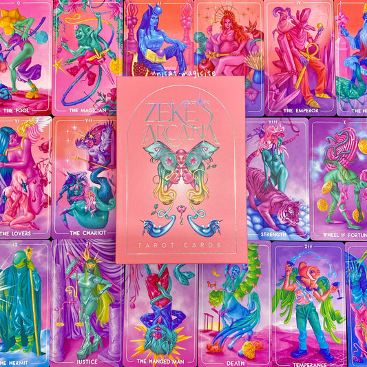 💖Zeke's Arcana Colorful Unique Tarot Card Deck