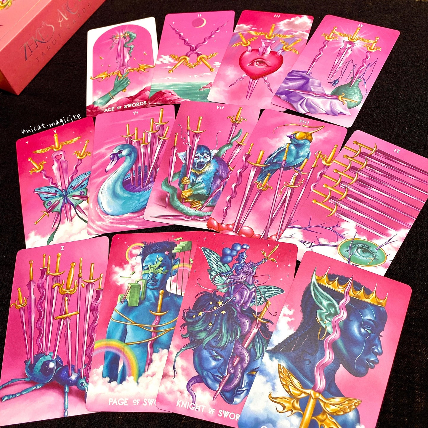 💖Zeke's Arcana Colorful Unique Tarot Card Deck