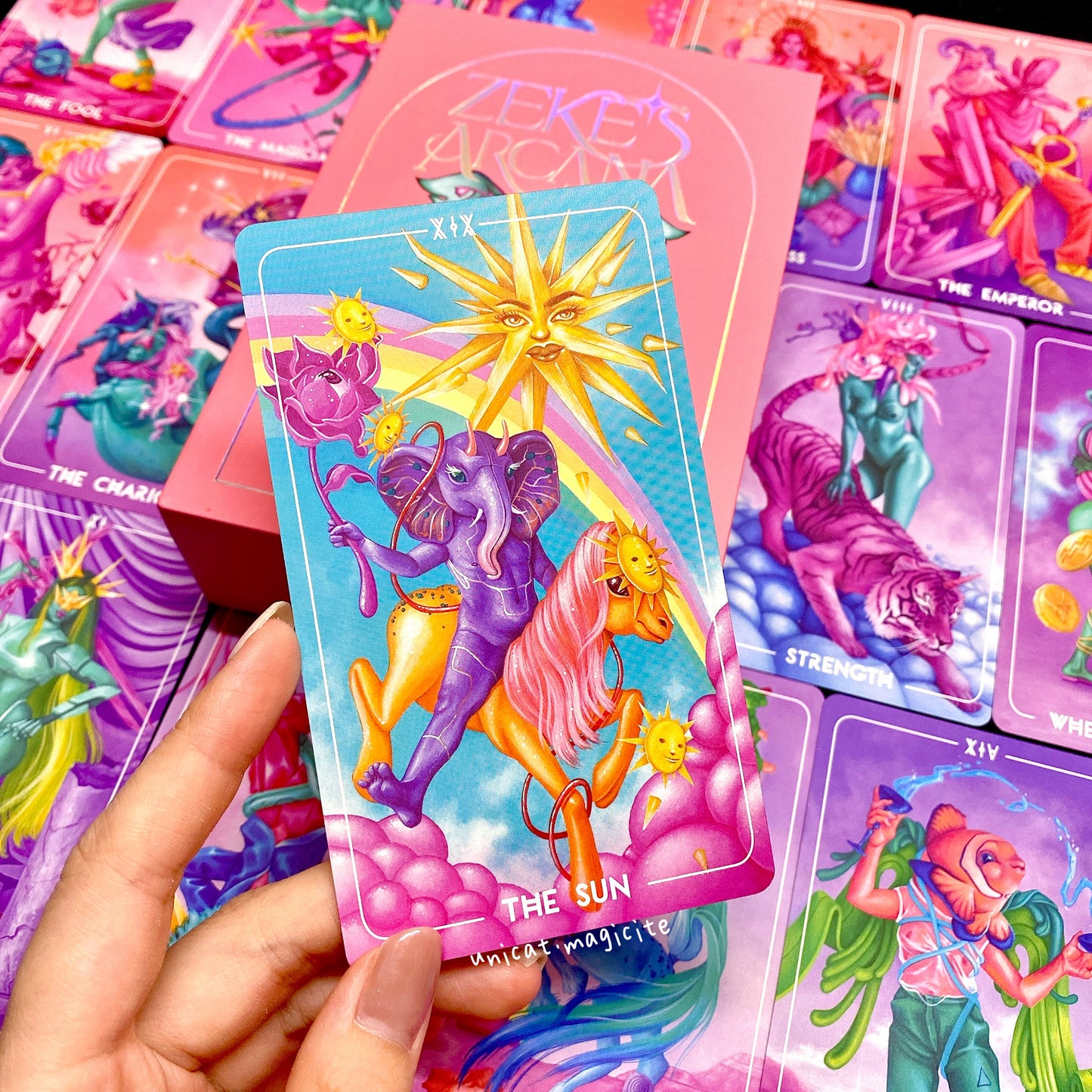 💖Zeke's Arcana Colourful Unique Tarot Card Deck