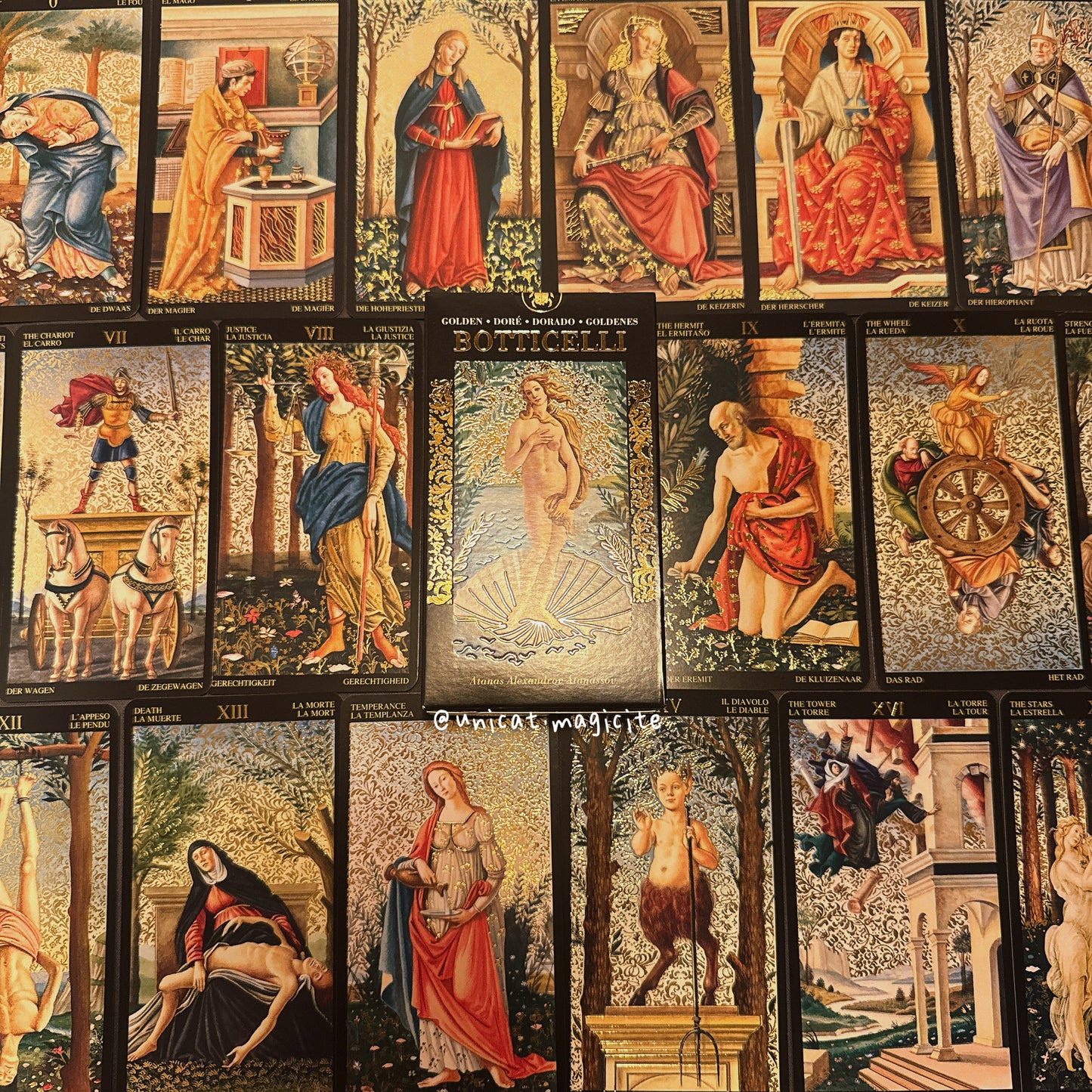 Golden Botticelli Tarot