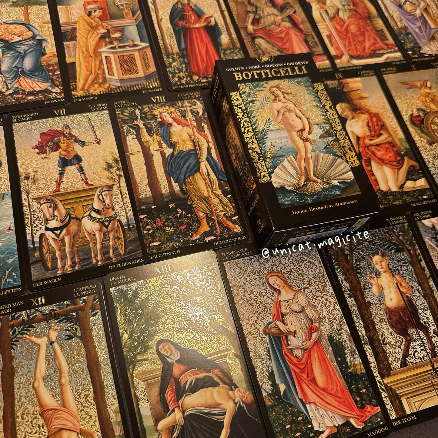 Golden Botticelli Tarot