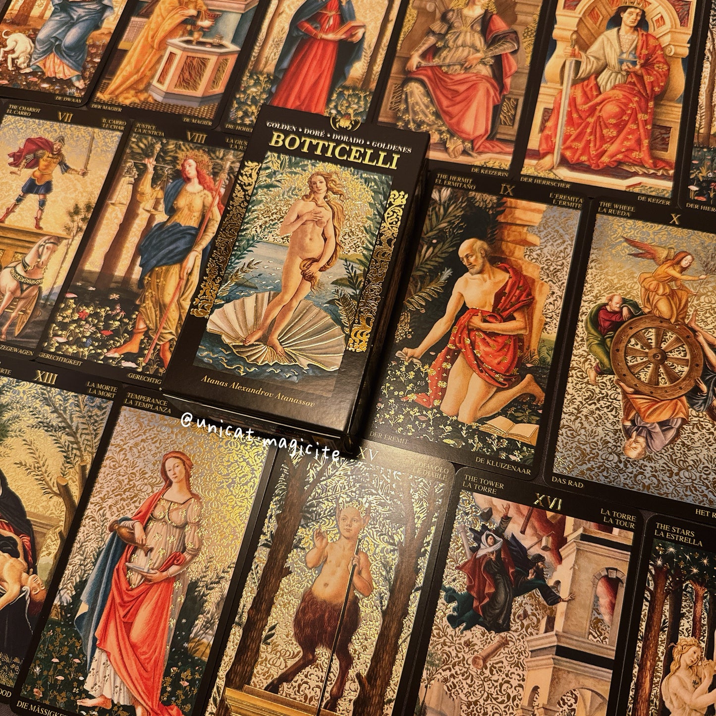 Golden Botticelli Tarot