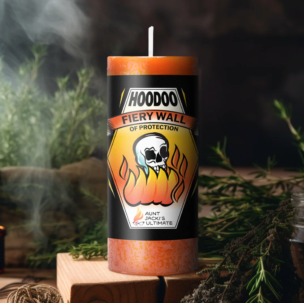 🧙🏻‍♀️Aunt Jacki's Hoodoo Fiery Wall of Protection Candle 火熱防護牆能量蠟燭