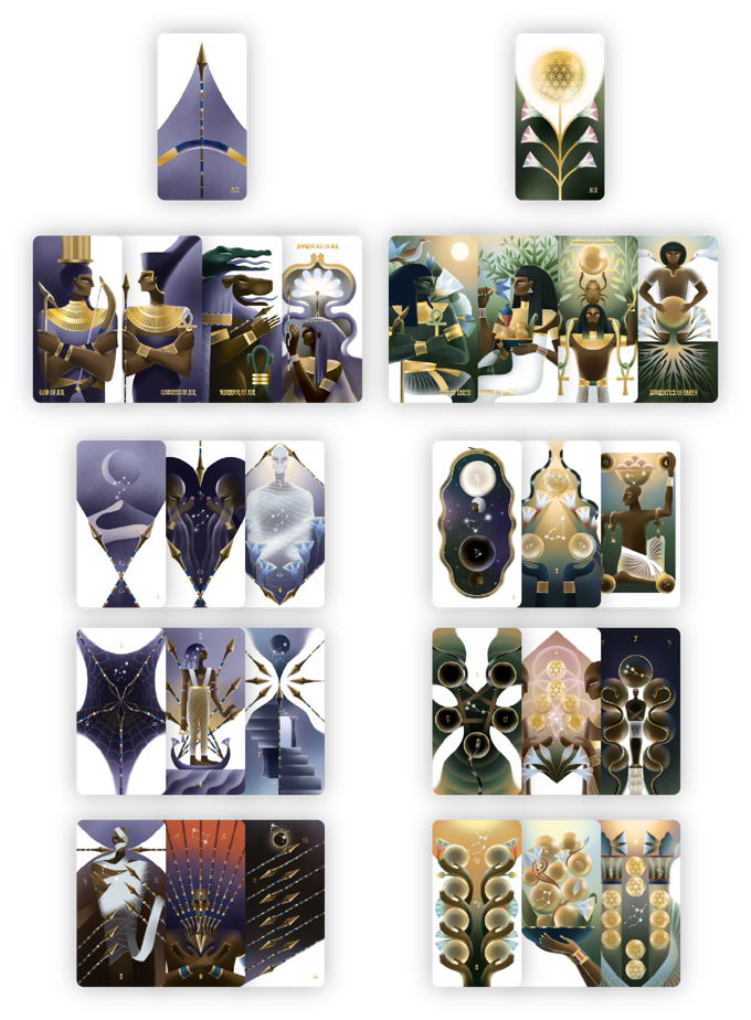 [Pre-Order] Dream of Nile Tarot - Golden Horus Edition