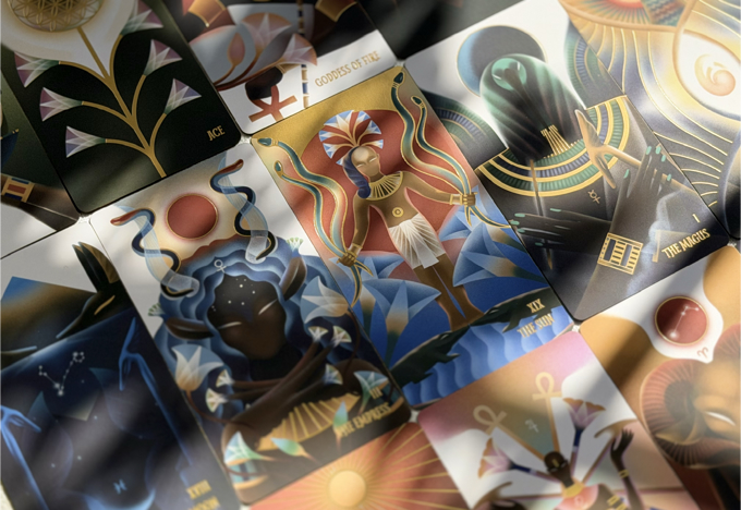 [Pre-Order] Dream of Nile Tarot - Golden Horus Edition