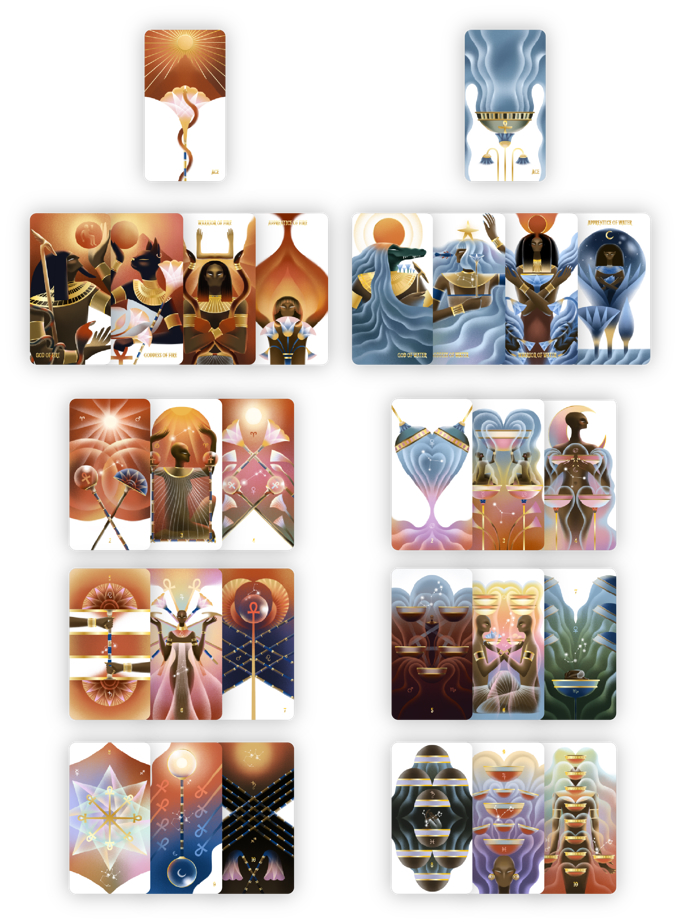 [Pre-Order] Dream of Nile Tarot - Golden Horus Edition