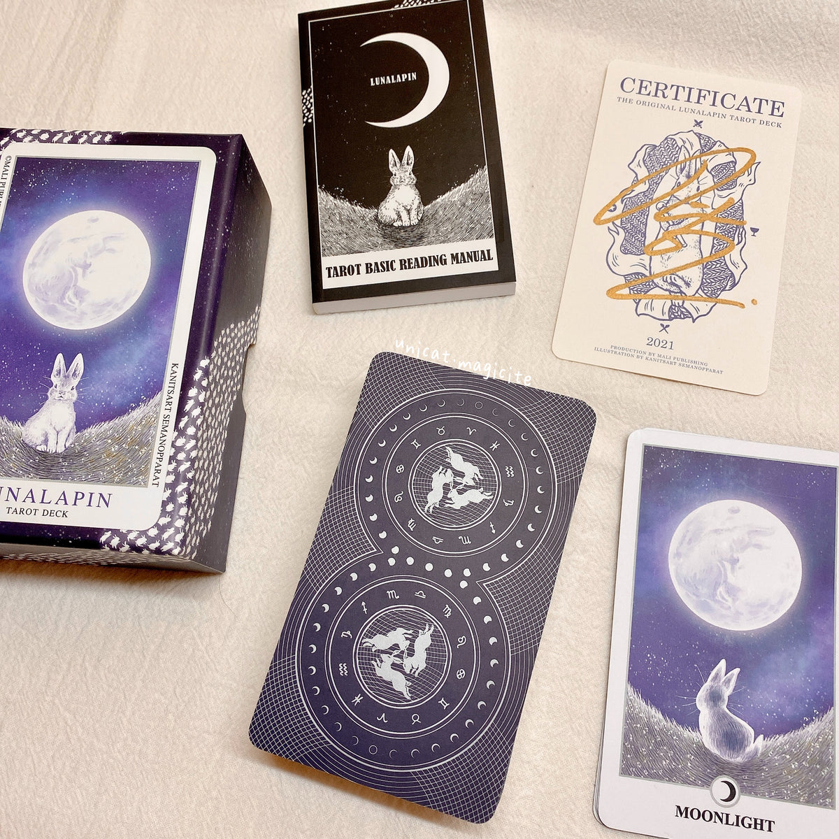 [Pre-Order] Lunalapin Rabbit Tarot - (Sliver Edge/ 100 Tarot & Oracle ...