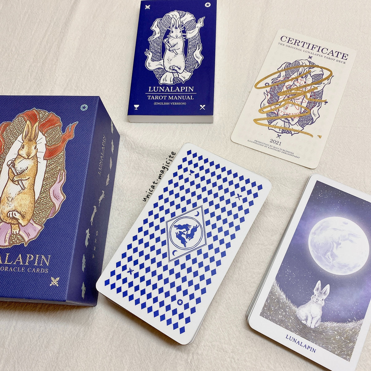 [Pre-Order] Lunalapin Rabbit Tarot - (Sliver Edge/ 100 Tarot & Oracle ...