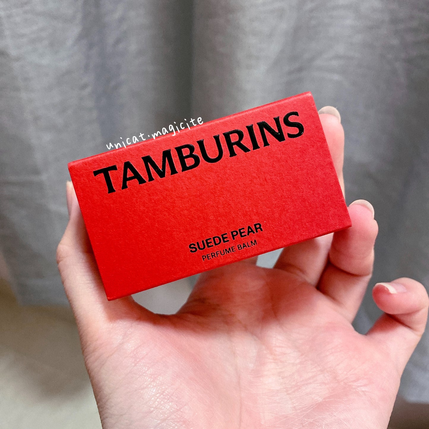 Pre-order - [Tamburins Solid Perfume Cream] - SUEDE PEAR🔴